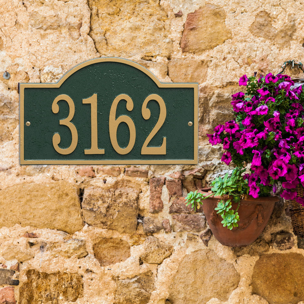 House Number Sign - Arch - Fast and Easy